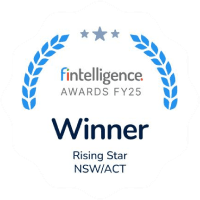 FY25 Winner · Fintelligence, Rising Star NSW/ACT